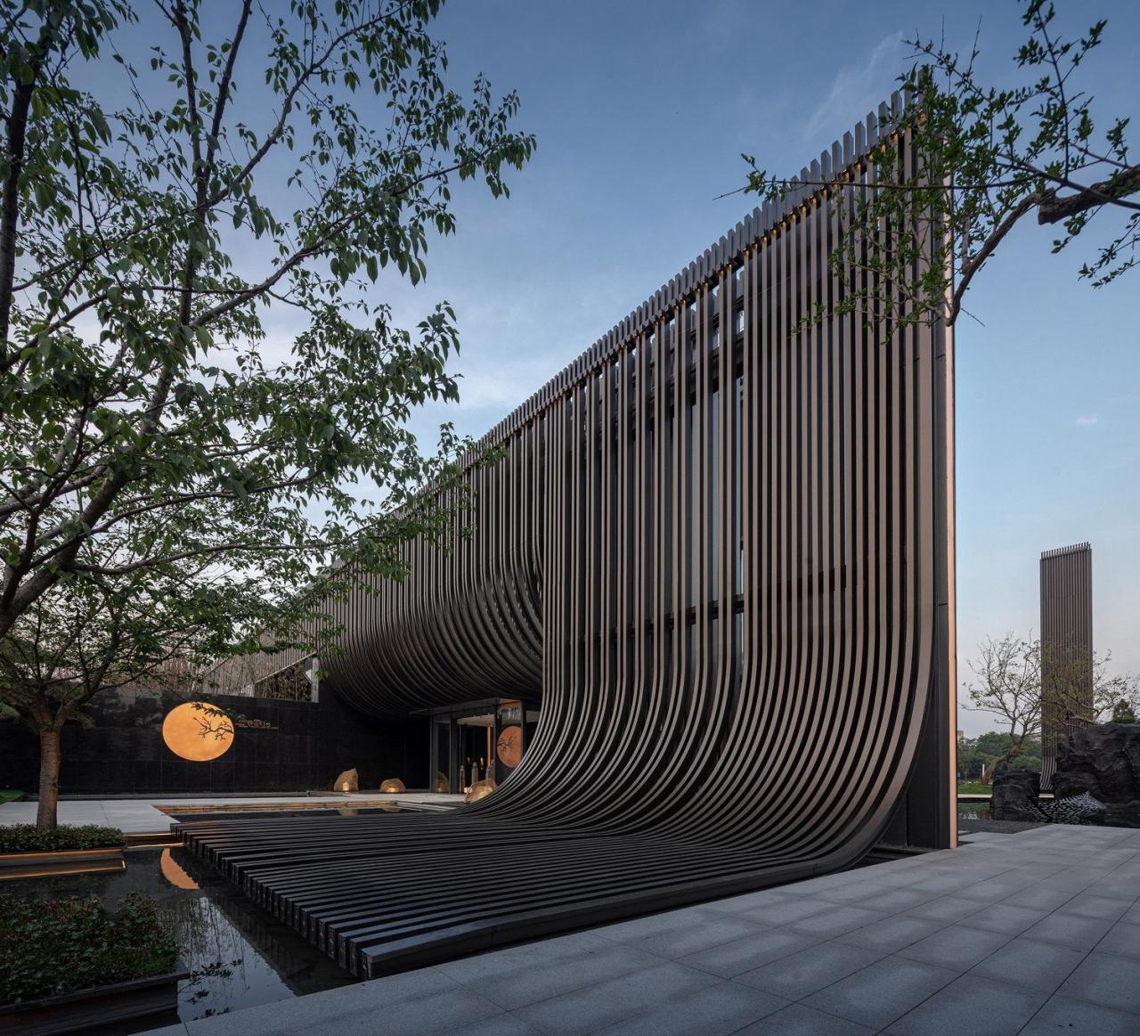 美的禹洲大河实景,扬州美的禹洲大河艺术馆