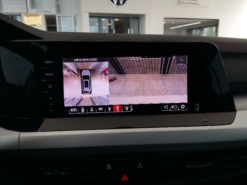 高尔夫8代加装原装倒车影像,高尔夫8代280tsi导航怎么设置