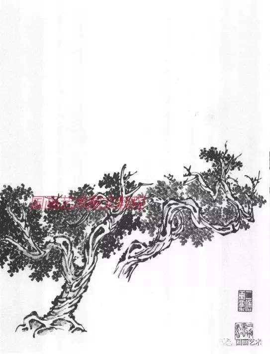 老春山水画基础技法,中国山水画技法教学王岳岗