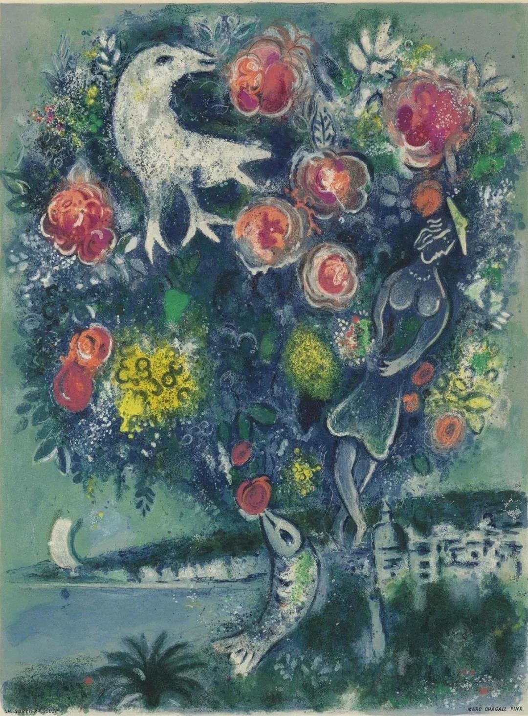 情人节送祝福,用大师笔下的经典花卉,献给抗疫英雄