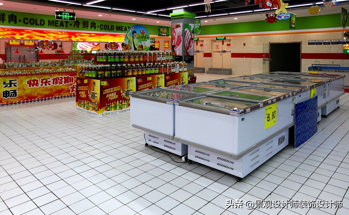 商场店铺设计案例图纸,超市设计图解大全