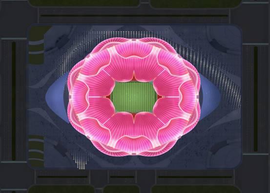 恒大经典荷花足球场,恒大新球场造型惊艳世界