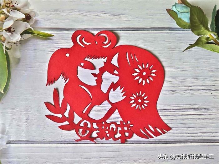 母亲节到了手工剪纸教程,母亲节最简单手工剪纸