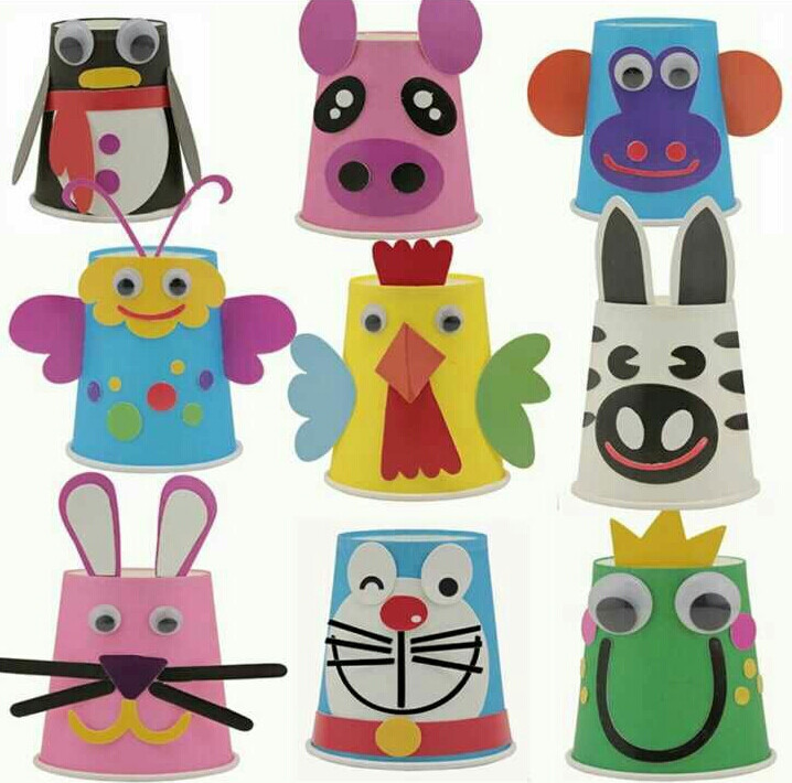 纸杯手工制作简单一次性纸杯,纸杯可以做什么手工小型纸杯