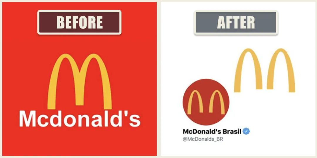 金拱门logo被拆分开的含义,金拱门换logo了吗