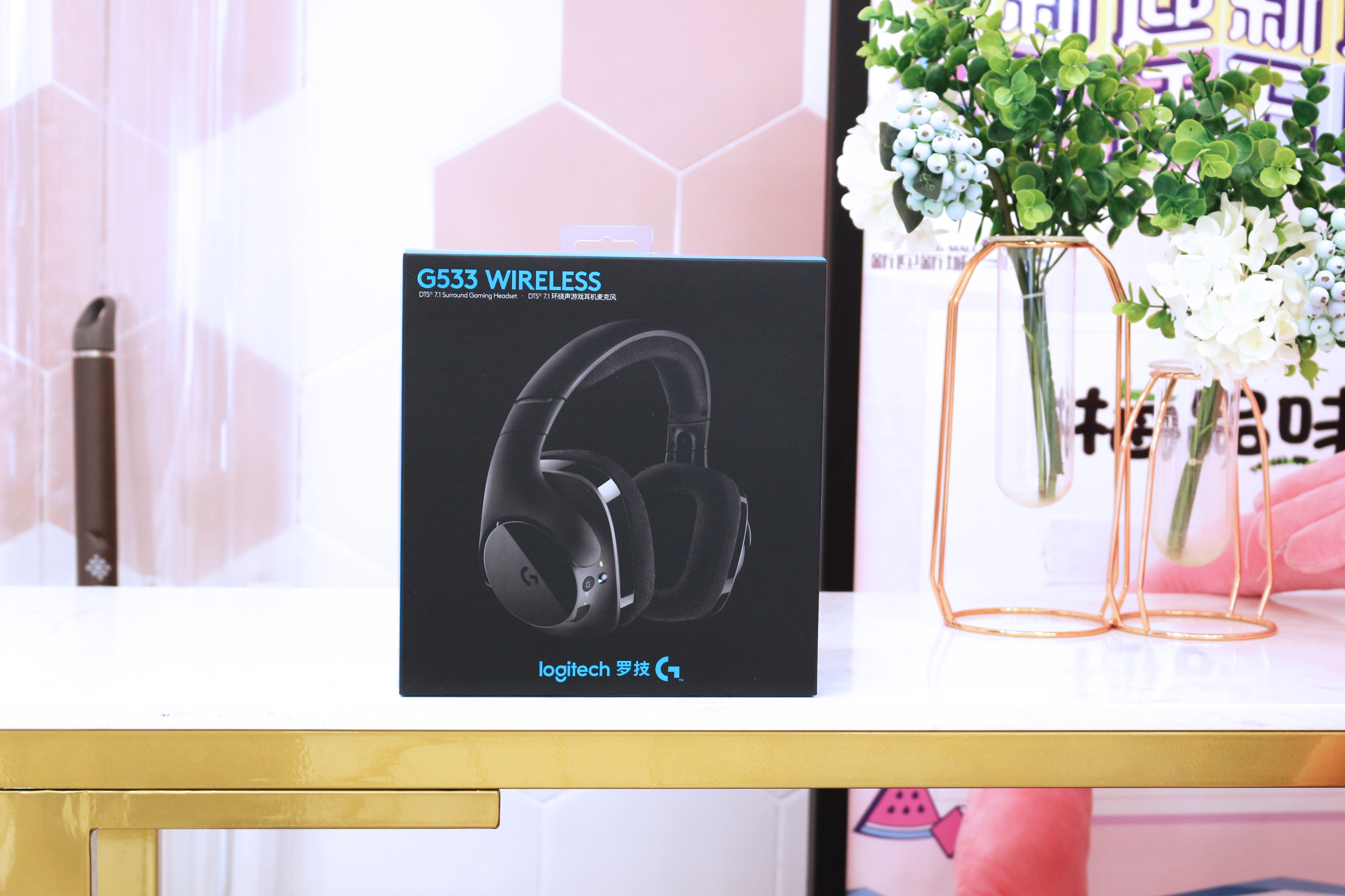 罗技g533耳机可以连接手机吗,罗技g633耳机和金士顿飓风耳机