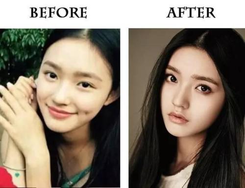脸不瘦、鼻子不够挺的女生，学学谭松韵欧阳娜娜，一招让鼻子变挺