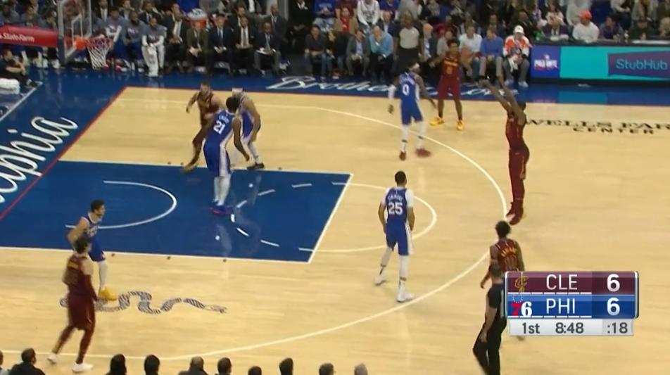 tt晃倒西蒙斯,运球猛如虎