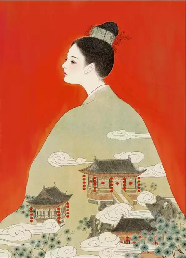 她笔下的女人韵味十足,他笔下的女子美得倾国倾城