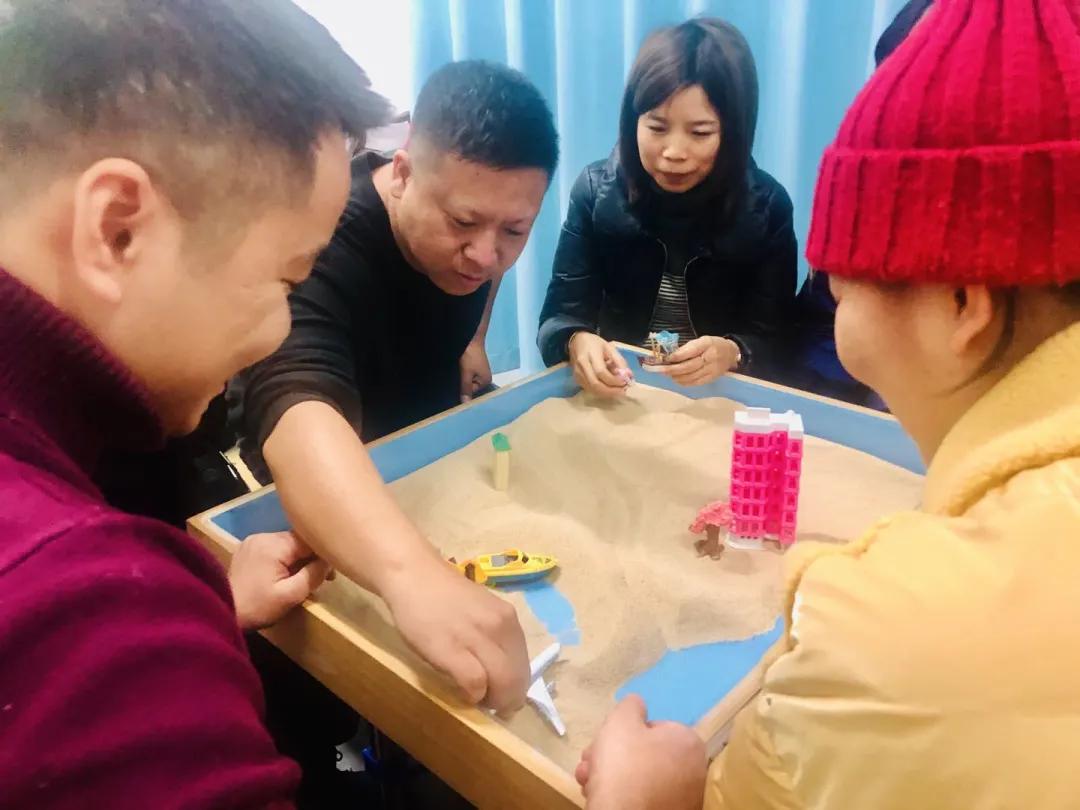 班主任团辅减压活动,沙盘团辅课堂