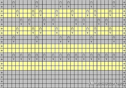 女士开衫背心毛衣款式图解,织鸡心领背心毛衣教程与图解