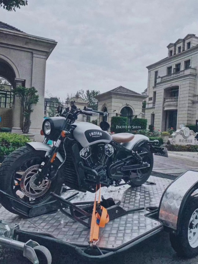 越野后挂式摩托拖车,哈雷摩托专用拖车