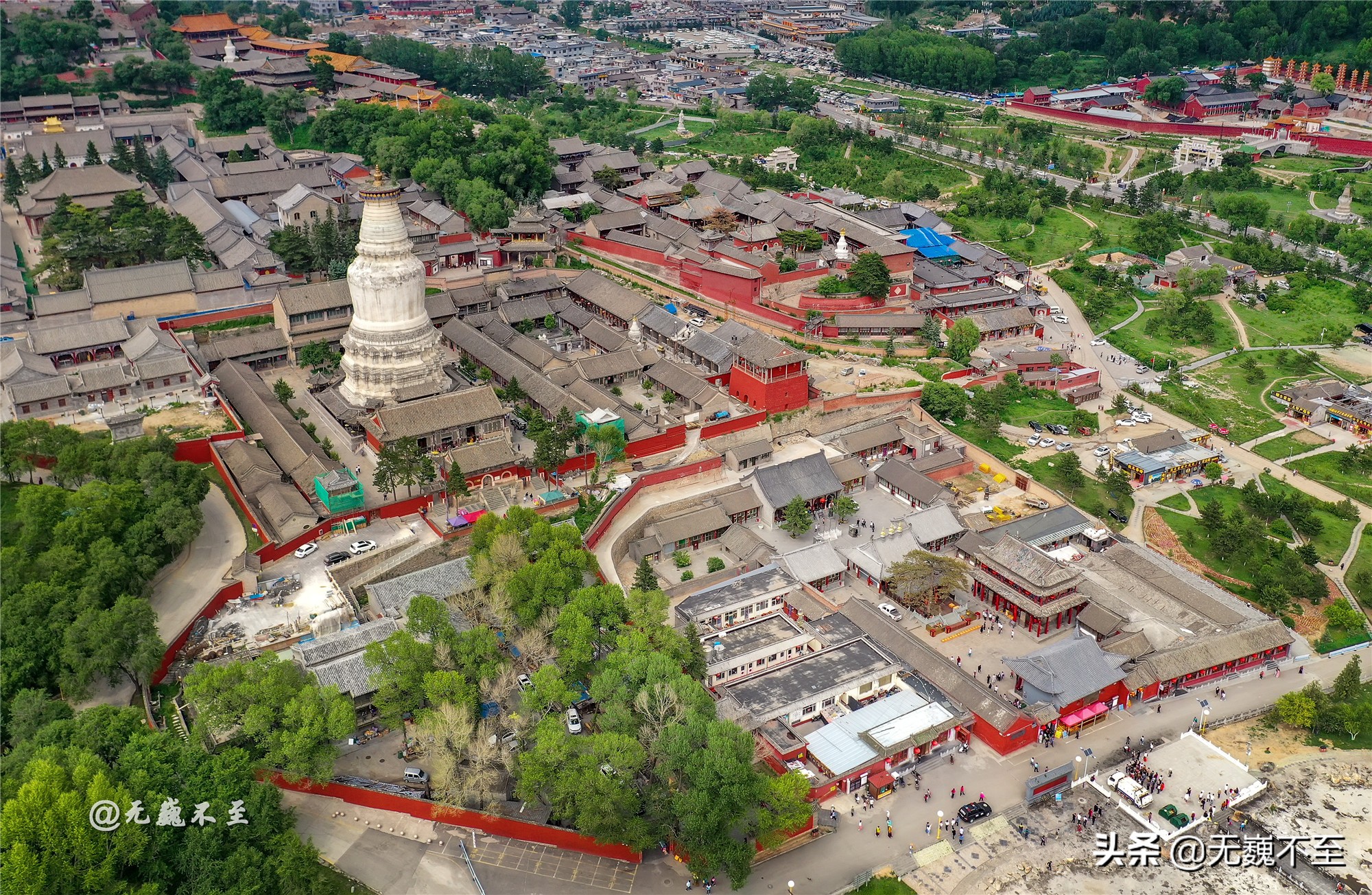 四大佛教圣地之一五台山五爷庙,五台山12座藏传佛教寺庙