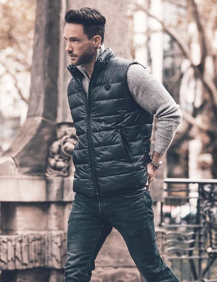 秋季马甲怎么搭配男,初秋最潮搭配马甲裙穿搭技巧