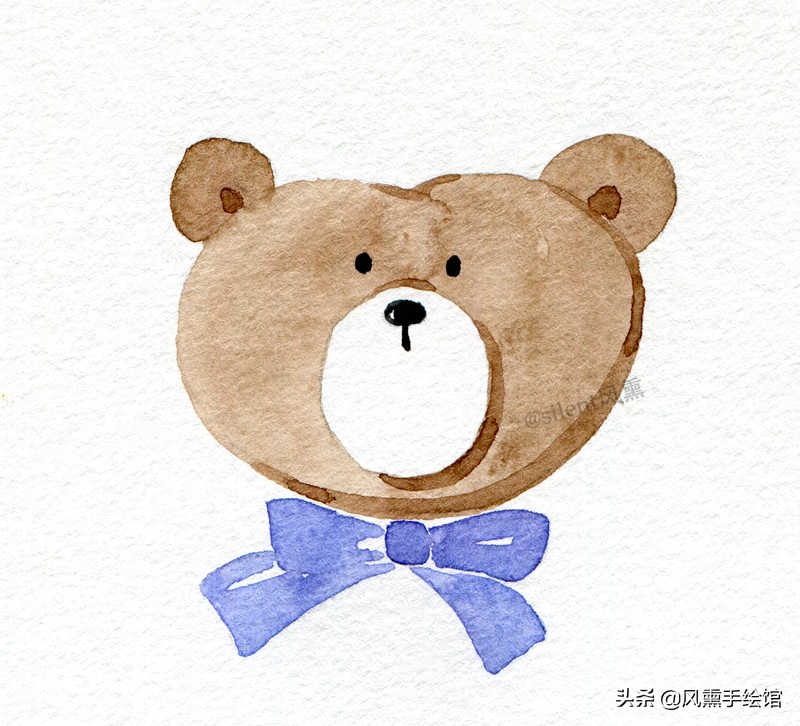 水彩教程可爱,水彩教程画小动物