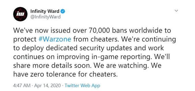 使命召唤战区封号伤及无辜，玩家集体申诉，动视进退两难