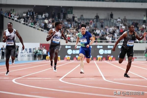 西比尼百米赛夺魁,百米五虎巅峰对决苏炳添