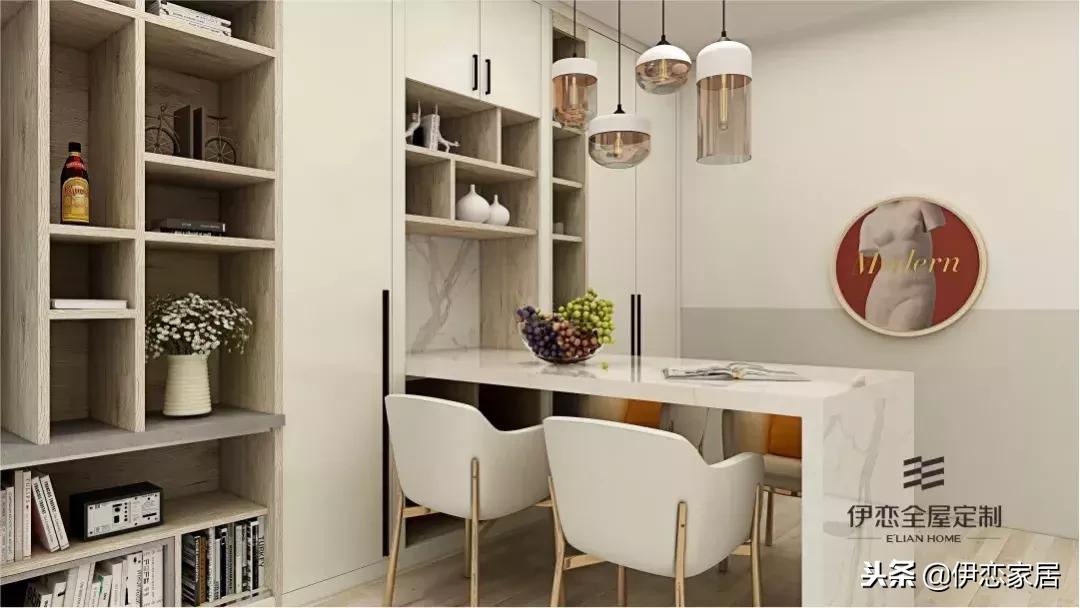 极简奶油风全屋定制柜,极简轻奢风定制柜颜色