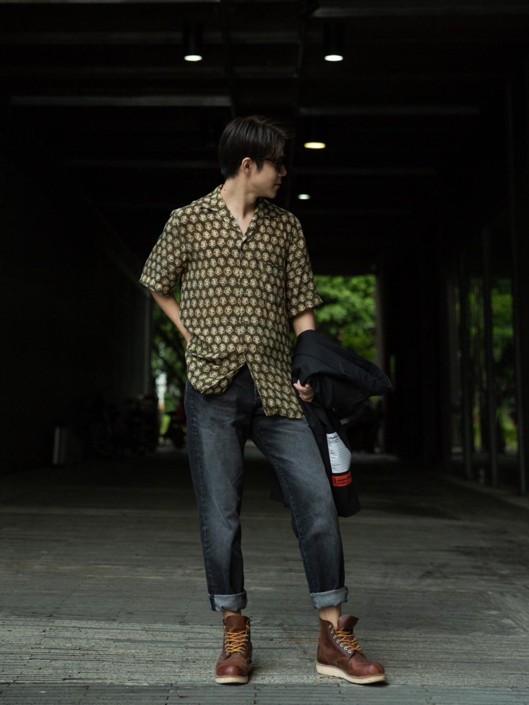 能驾驭“夏威夷”风的都不是普通男人？但可能宽松风才是YYDS