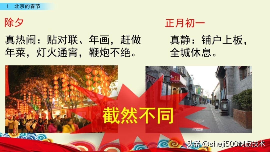 六下语文课堂作业北京的春节讲解,部编语文六年级下册北京的春节