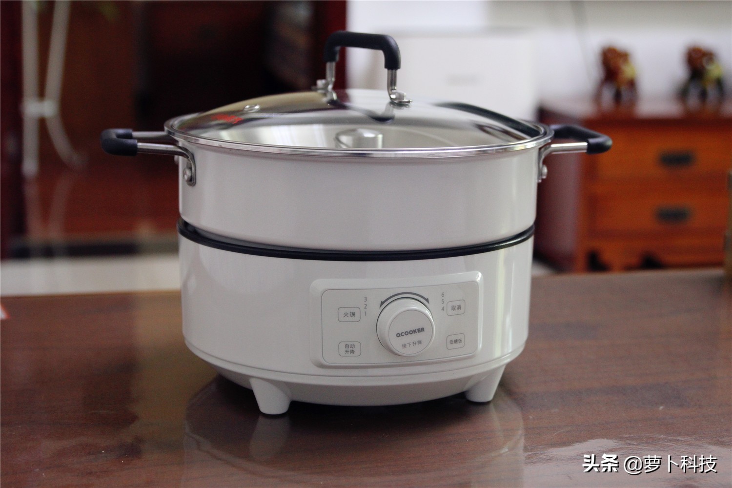 智能升降蒸饭锅,自动升降蒸饭一体锅