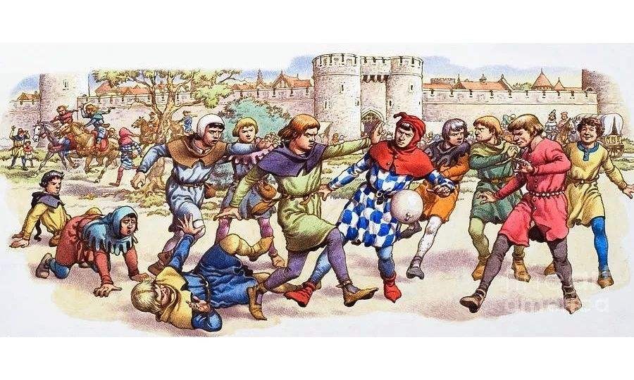 足球是怎么诞生的,足球诞生的第一场比赛