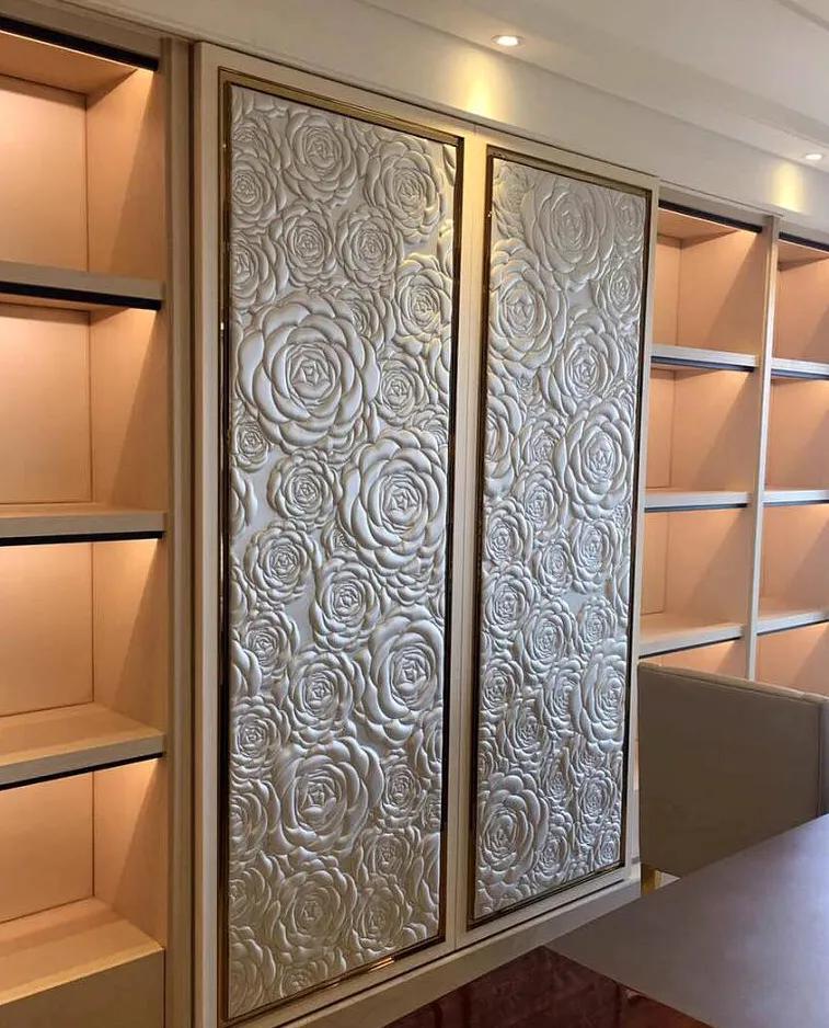 皮雕墙面做法,皮雕上墙设计方法