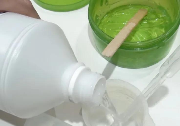 芦荟胶怎么制作洗手液,用洗手液做芦荟胶