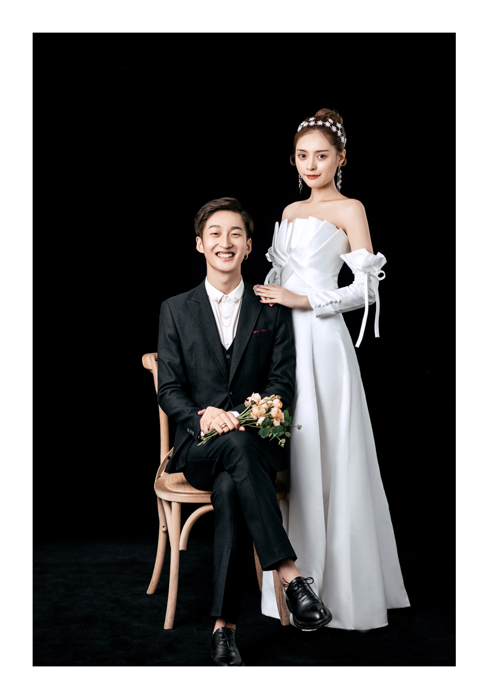 拍摄婚纱照选衣服技巧,拍婚纱照选服装的技巧