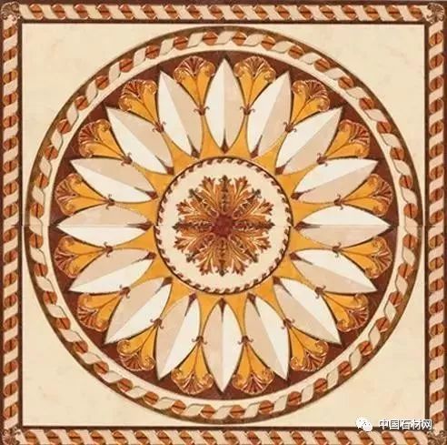 卫生间花洒水刀拼花效果图,高清水刀拼花图片