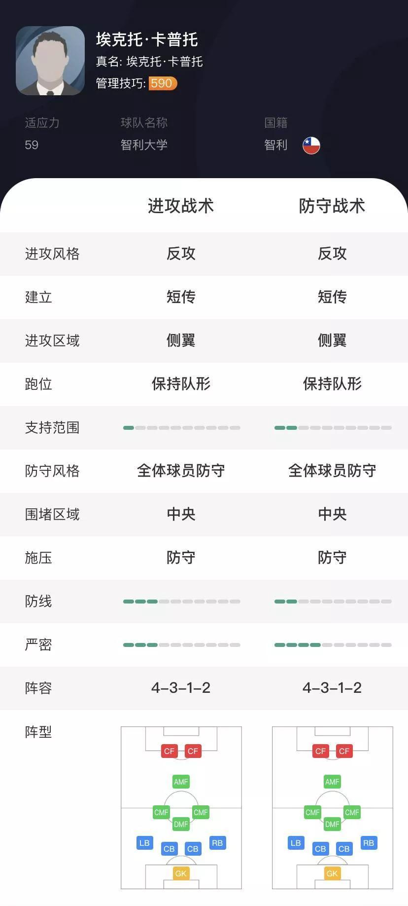 实况足球20204213阵型推荐,实况足球4312阵型哪个教练最好