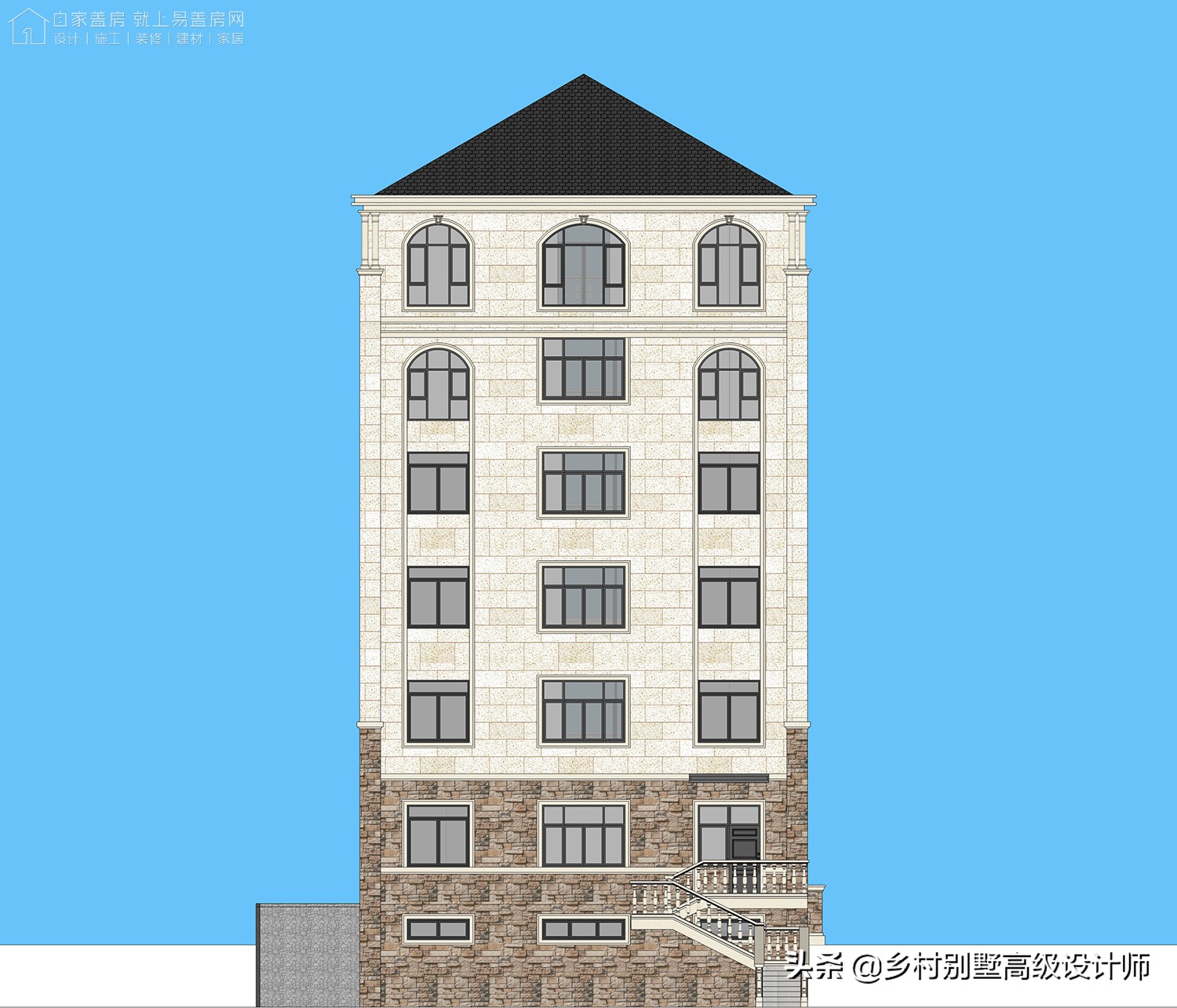 孝感新中式别墅,湖北孝感现代风别墅