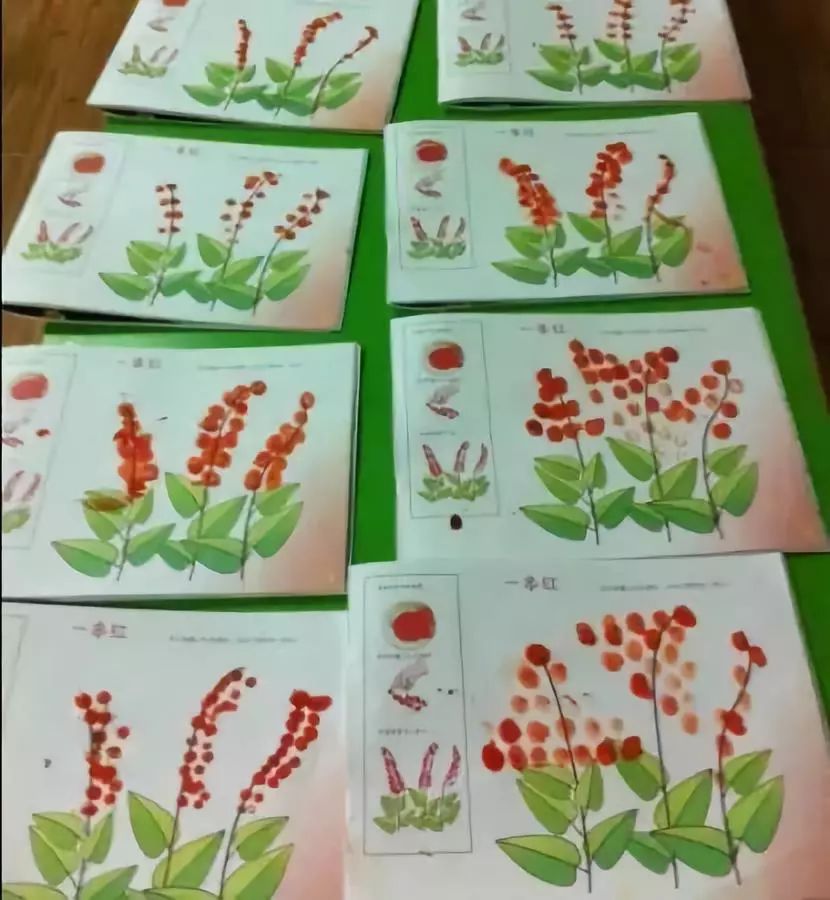 印染手工制作,印染拓印画