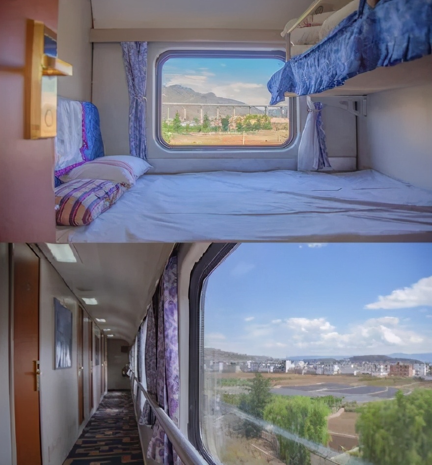 双层火车卧铺大床房西藏,双层火车卧铺大床房过夜