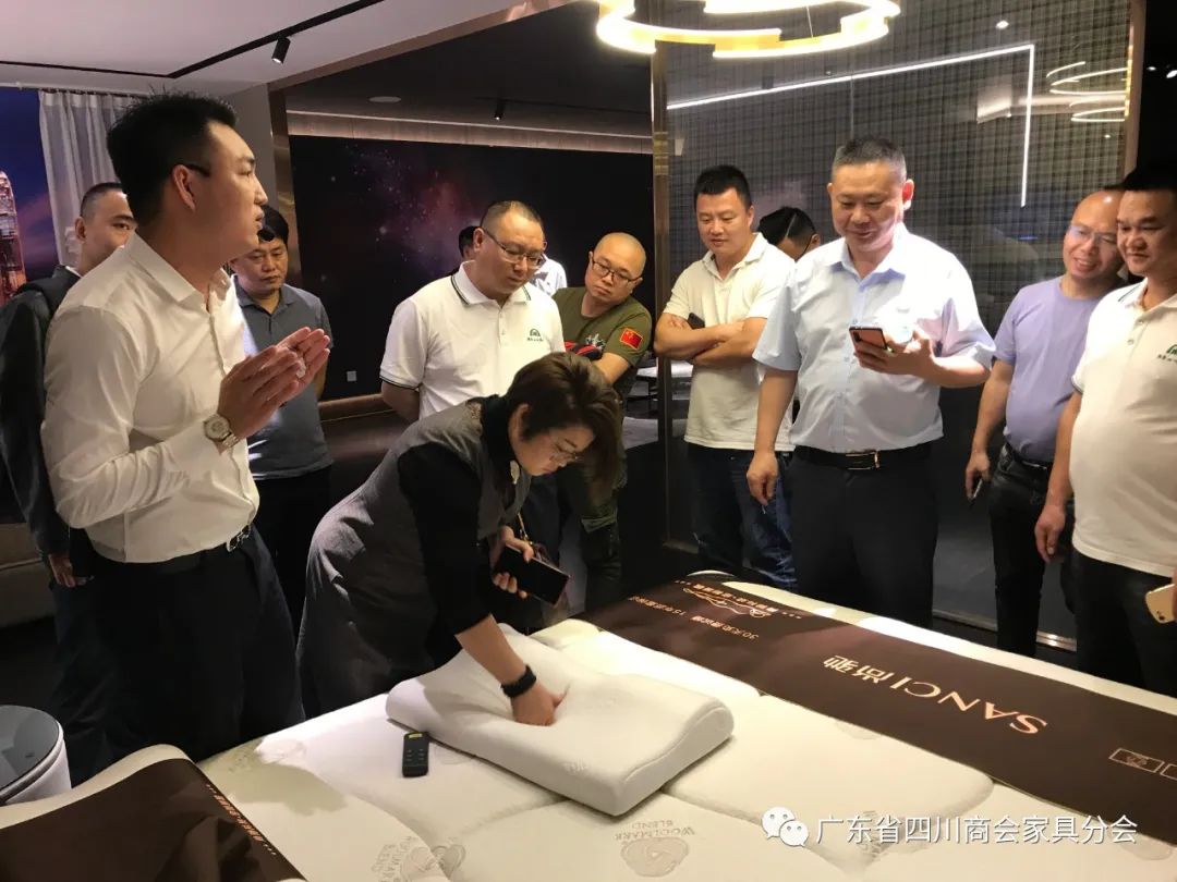 广东四川商会红木家具分会,照明商会赴企业考察交流