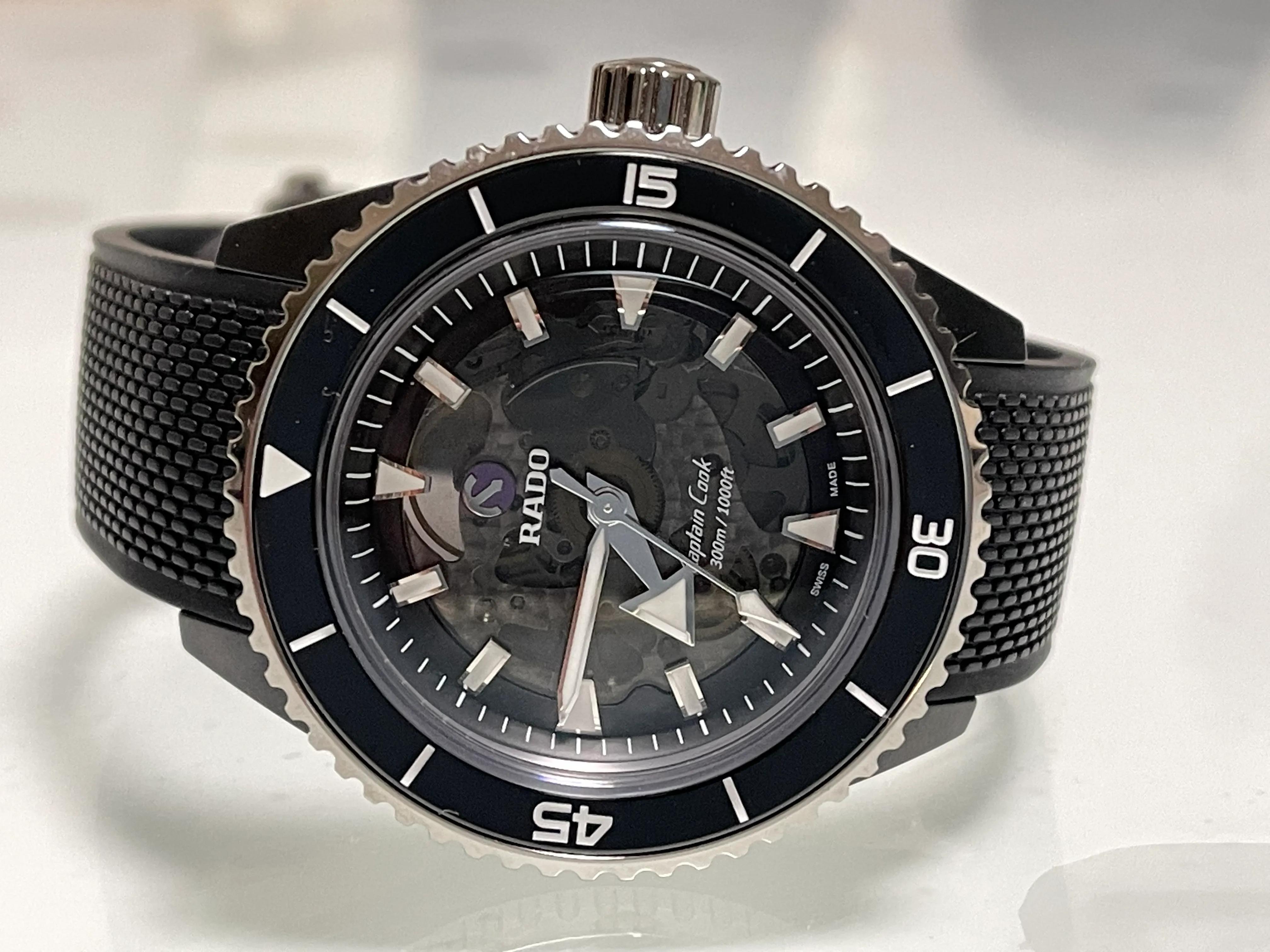 rado雷达表晶萃系列,rado瑞士雷达真我镂空腕表