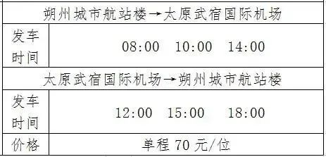 太原武宿机场机场巴士运营时刻表,太原武宿机场出站口在哪
