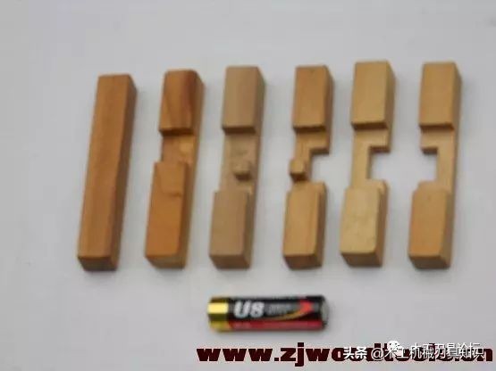 鲁班锁十角图解,鲁班锁三根拼法