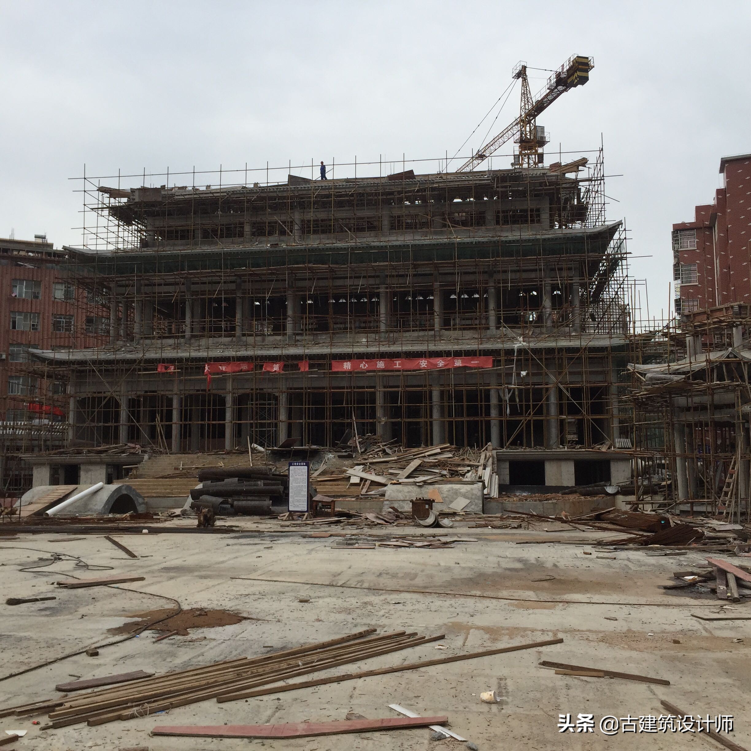 中国钢结构仿古建筑发展现状,仿古建筑混凝土框架结构施工