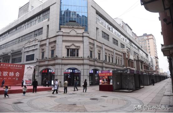 改造后的步行街焕然一新,长春长江路步行街改造