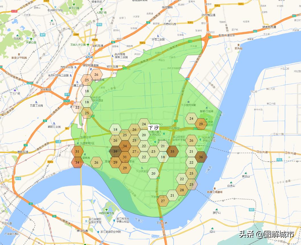 杭州下沙为什么那么繁华,杭州市余杭下沙地图