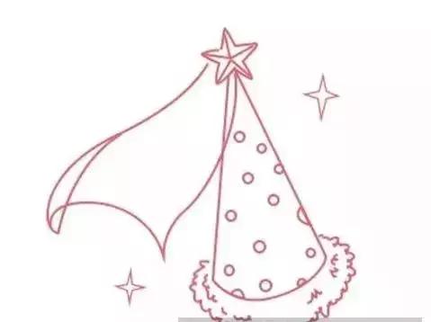 生日帽简笔画简单又好看,戴生日帽的男孩简笔画