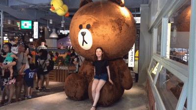 布朗熊蓝牙音响linefriends,linefriends布朗熊线下地点