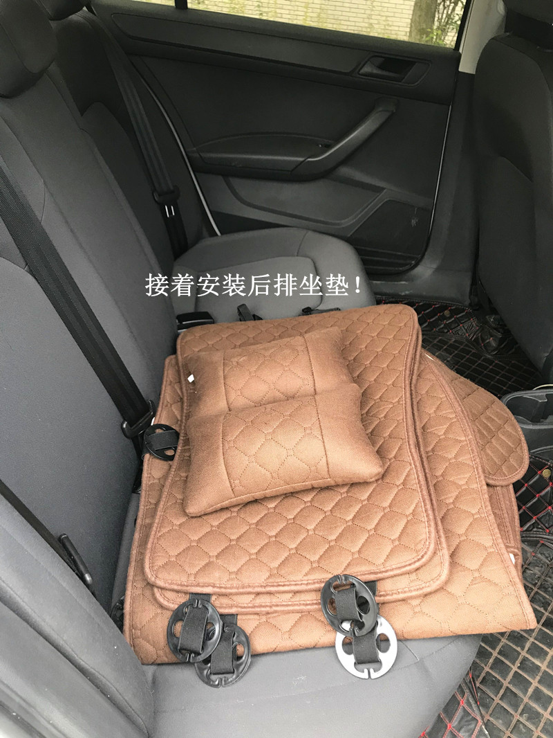 给我的小骐达换上新的坐垫,大众桑塔纳后排坐垫怎么安装