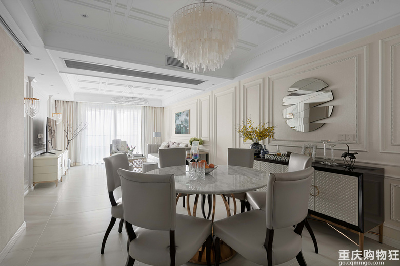 翠湖天地四期大平层装修设计,翠湖天地洋房装修风格