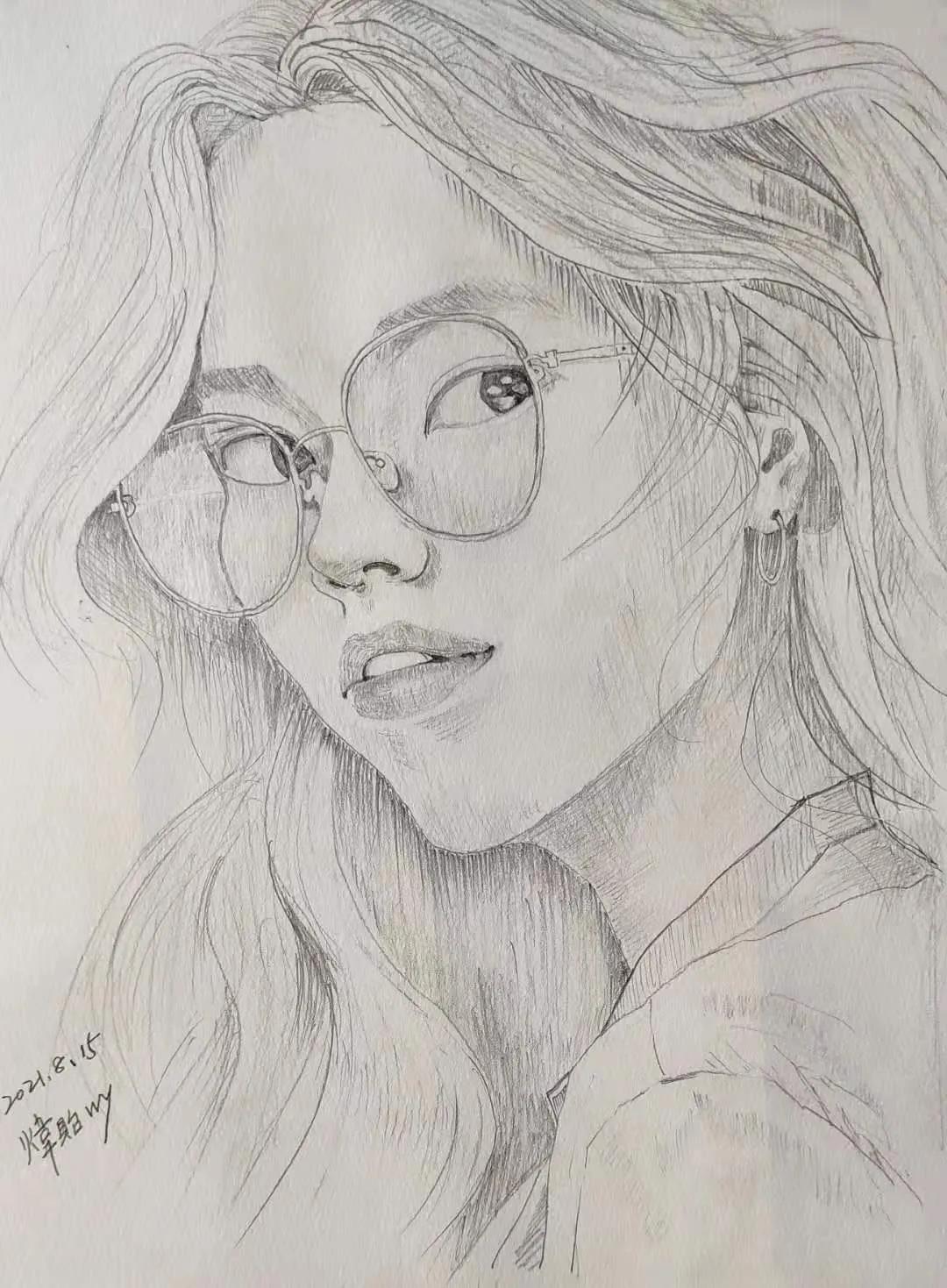 画吧画友作品欣赏,幸福原创画作品