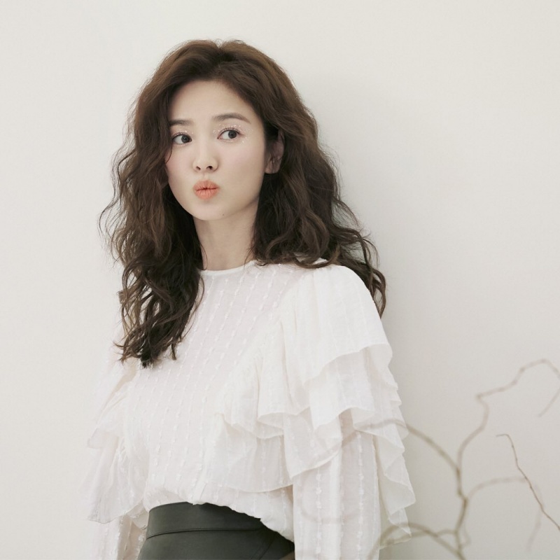 宋慧乔发型卷发短发图片,宋慧乔卷发造型