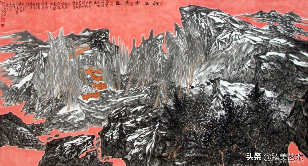 笔墨营造腾升的“心像”——祝夫刚山水画赏析