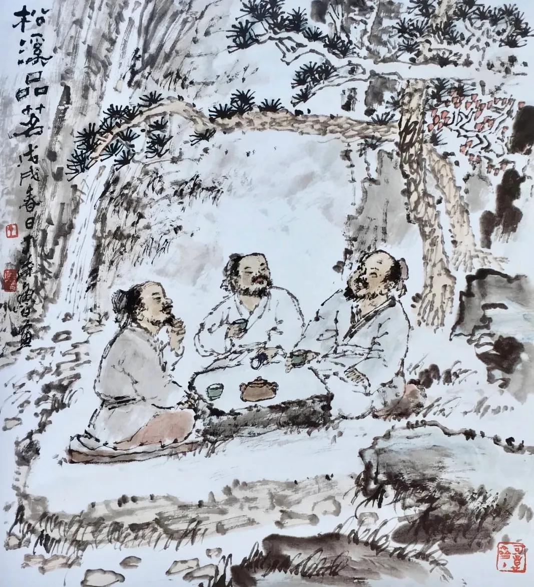 欣赏老画家水墨丹青,丁茂鲁书画作品欣赏