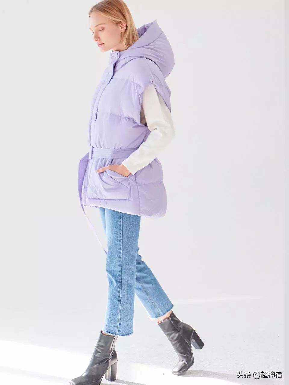 明星机场穿搭秋冬大衣,明星同款背心马甲外套穿搭